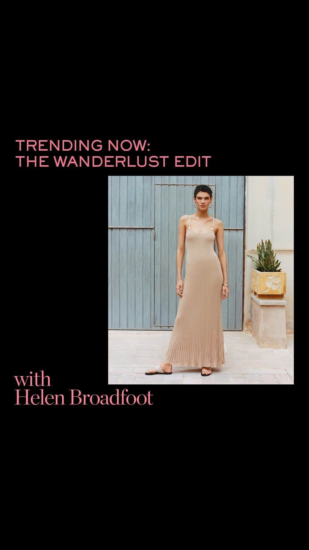 ネッタポルテのインスタグラム：「TRENDING NOW: Discover the ultimate packing list for a stylish getaway – hosted by deputy fashion director @hels_broadfoot」