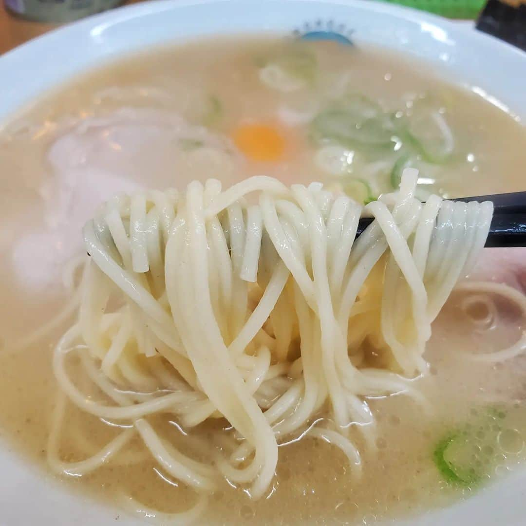 田畑竜介さんのインスタグラム写真 - (田畑竜介Instagram)「お仕事前の腹ごしらえ🍜  1年ぶりにクモノウエへ✨  濃度の高い豚骨スープは まろやかで、旨みが詰まっていて 美味しかった😋 北九州で佐賀ラーメンが食べられるのも 嬉しい🎶  久留米系のラーメン屋が多い北九州で 佐賀ラーメンの相性はいいよね😌  トンコツ注入した後に ステーションホテル小倉で 九州税理士会小倉支部の皆さんの会合で 僭越ながら講演をさせて頂きました🎤 役に立つ話が出来ていればいいのですが😅  #北九州市 #ラーメン #北九州ラーメン  #クモノウエ #豚骨ラーメン  #北九州グルメ」6月9日 23時26分 - tabacchi_rkb