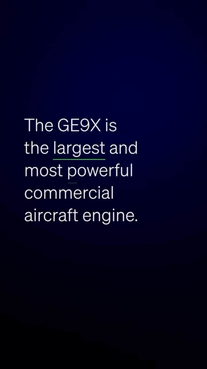 GeneralElectricのインスタグラム：「#DYK The GE9X holds the world record for the highest thrust at 134,300 pounds. 🤯 Catch more exciting tech on the ground at #ParisAirShow2023—just 🔟 days away!」