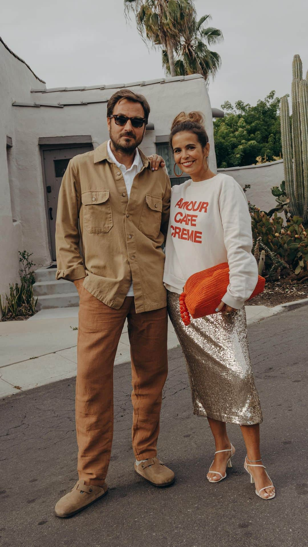 Collage Vintageのインスタグラム：「Matching outfits with my boyfriend 🫶🏻  My outfit @sezane  Diego’s outfit @octobre_editions  #sezanelovers #ootd」