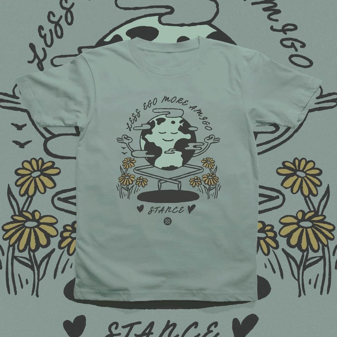 Stanceのインスタグラム：「Less Ego, More Fireworks. 🧨⁠  ⁠ Nothing beats your favorite short-sleeve tee on a warm sunny day, We're back with an all-new collection of colorful graphics bringing some much-needed fun to this classic summer staple.⁠ ⁠ Shop tees in our link in bio. 🛍️」