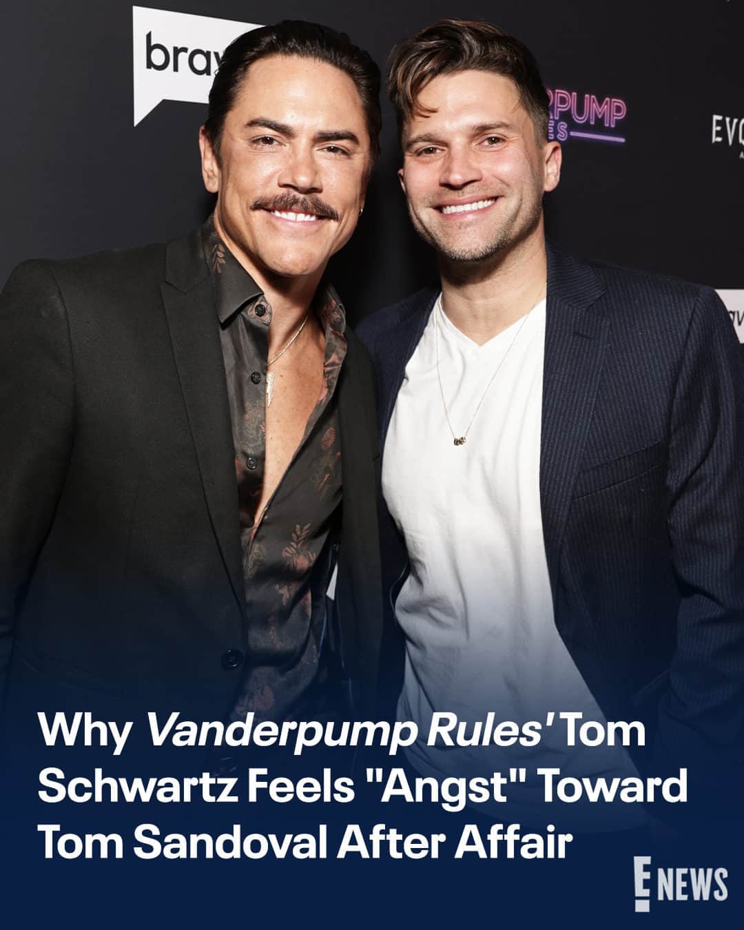 E! Onlineさんのインスタグラム写真 - (E! OnlineInstagram)「Tom Schwartz won't go down with this ship—or at least he's hoping he won't. 👀 He exclusively reveals the impact #Scandoval has had on his life in an upcoming episode of Fox’s #StarsonMars, found only at the link in our bio. (📷: Bravo)」6月10日 2時12分 - enews