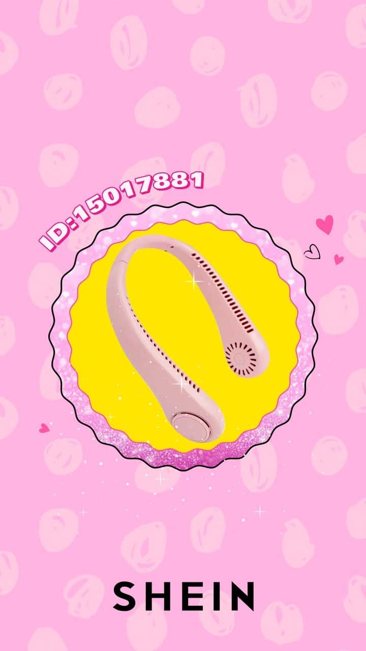 SHEINのインスタグラム：「Don’t let summer weather cramp your style, bring the breeze wherever you go with our hands-free neck fan 🌬 Easily adjustable for carefree comfort with multiple settings, beating the heat has never been easier 🌞  🔎15017881  #SHEIN #SHEINforAll #SHEINstyle #fashion #chic #saveinstyle」