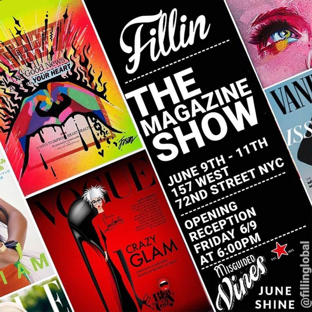 デイヴ・ナヴァロさんのインスタグラム写真 - (デイヴ・ナヴァロInstagram)「Repost from @fillinglobal • 8 Hours Till Show Time  Come check out  “The magazine show” 40+ Artists Opening Reception 6:00pm tonight  157 W 72nd street NYC  Saturday 12:00pm-6:00pm Sunday 12:00pm-5:00pm …………………….. Thank you @drinkmisguided @heineken_us @juneshine_newyork」6月10日 2時31分 - davenavarro