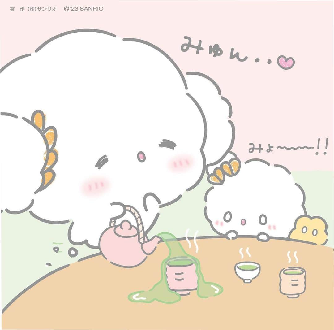 こぎみゅん（サンリオ）のインスタグラム：「ついに明日は#サンリオキャラクター大賞 の結果はっぴょうみゅん‥！#サンリオフェス でみんなに会えるのもたのしみだみゅん‥♡  #サンリオ #キャラクター #小麦粉 #こぎみゅん #sanrio #character #cogimyun」