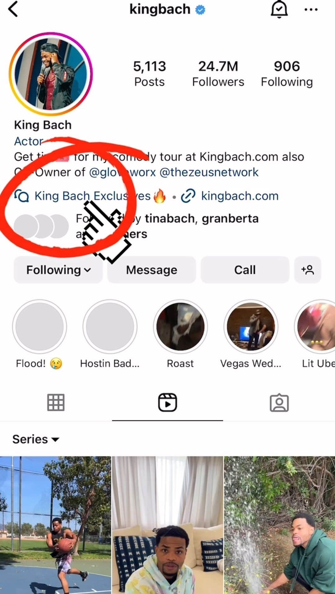 King Bachのインスタグラム：「Click here and join for exclusives! Let’s get to 70k 🙏🏾❤️」