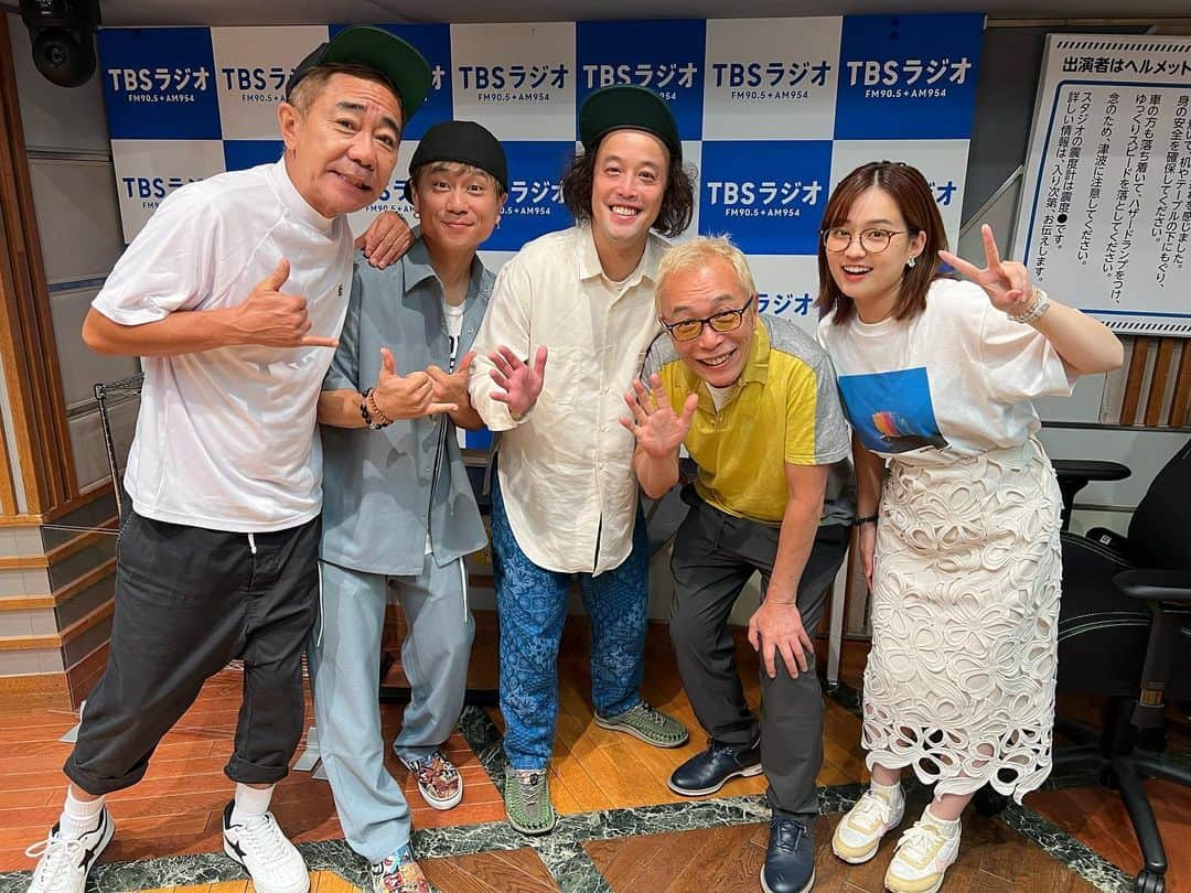 やついいちろうのインスタグラム：「「木梨の会」楽しかった！！  来週やついフェス！ノリさん、よろしくお願いします！  #木梨の会 #木梨憲武 #所ジョージ #kimi #篠原梨菜 #やついフェス」