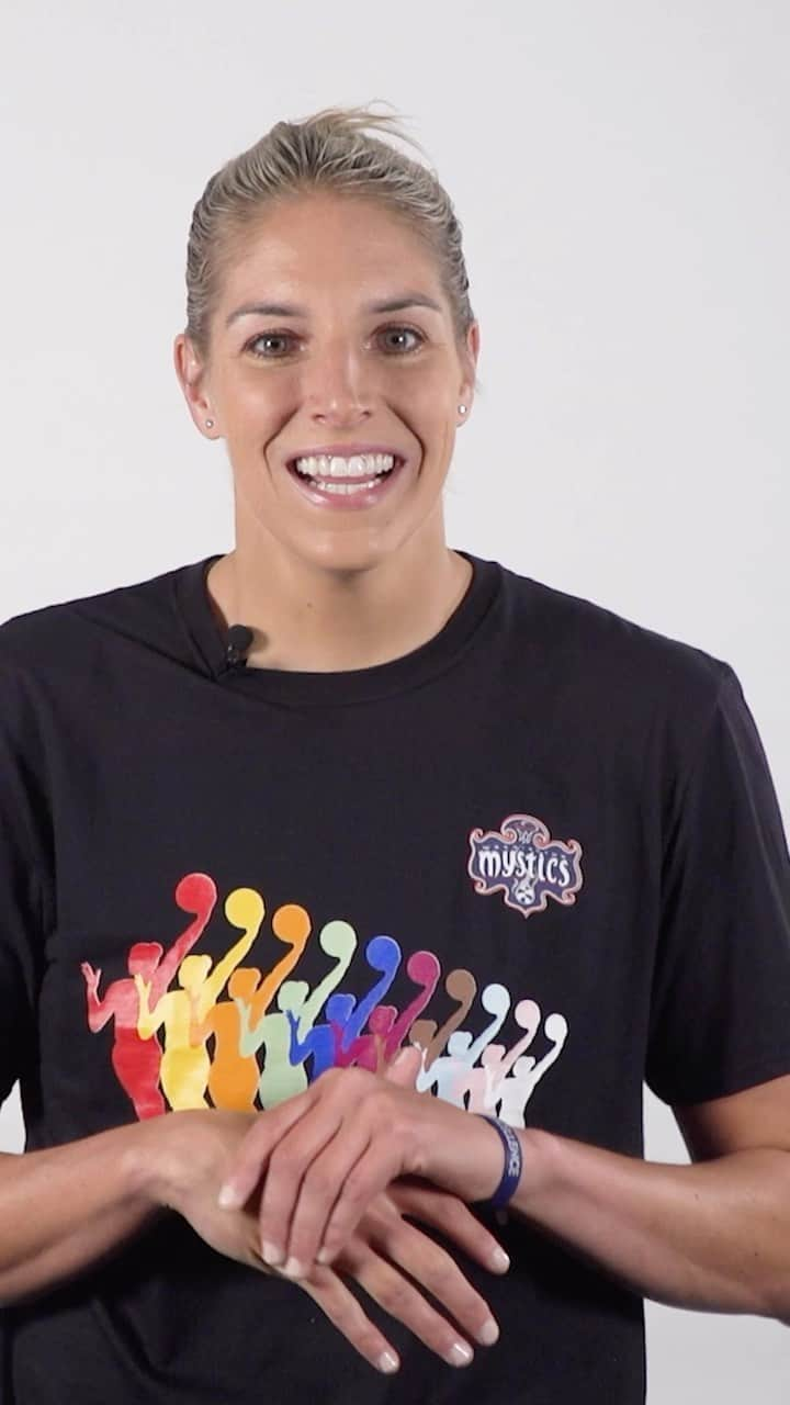 エレーナ・デレ・ダンのインスタグラム：「@ruedelledonne has gotten so BIG 😳🥺❤️  We caught up with @de11edonne on what she did this off season! Comment — Elena Delle Donne #WNBAAllStar — to vote her into the All-Star game!」