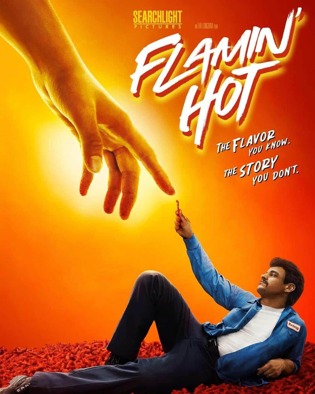 ダナイ・ガルシアのインスタグラム：「You know what’s hot!?!? 🔥Flaming Hot! 🔥 If you want to watch something fun! Please go and check out this film - officially Streaming at @hulu & @disneyplus  Big shoutout to @jessejohngarcia ! Jesse, your Richard Montañez was flawless.  To the entire cast & crew - what an accomplishment! 🌱👌😎 To Director @evalongoria - your vision was so beautiful! thank you for making us look so good! 🤩 Fun movie out today! #popcorn #movies #funtimes #love #herewego #latinos #familia #community #comunidad #amor #here  Never forget the magic 🔥」