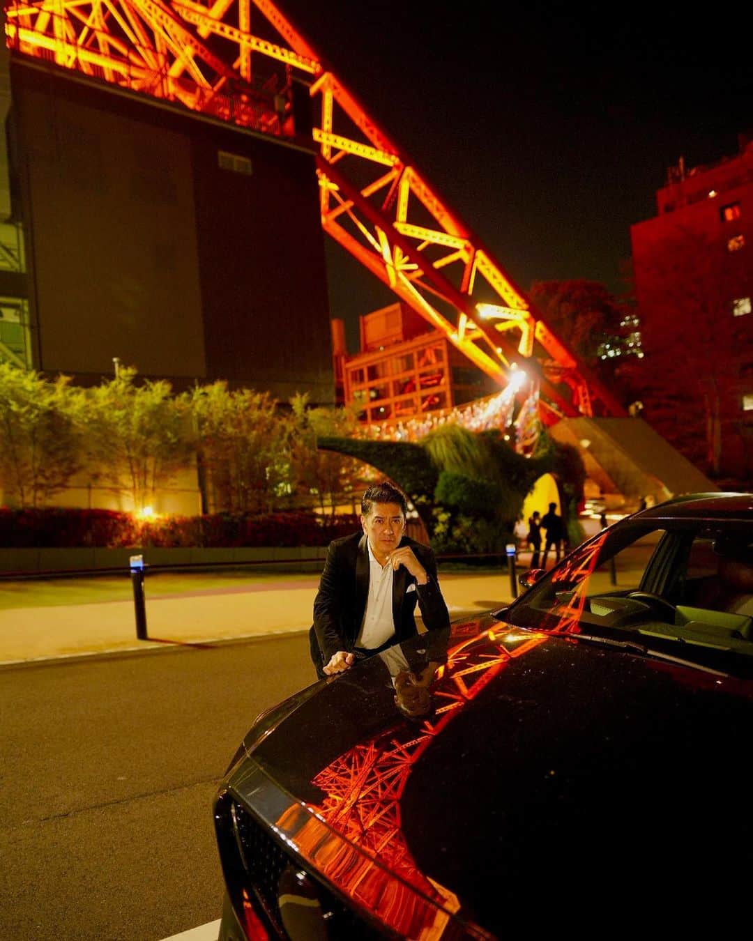 川崎麻世さんのインスタグラム写真 - (川崎麻世Instagram)「大好きな東京タワーの下で ボンネットリフレクション ✨🚘✨  #ボンネットリフレクション  #mazda #mazdacx8 #cx-8 #東京タワー #東京タワー夜景」6月10日 10時47分 - mayokawasaki