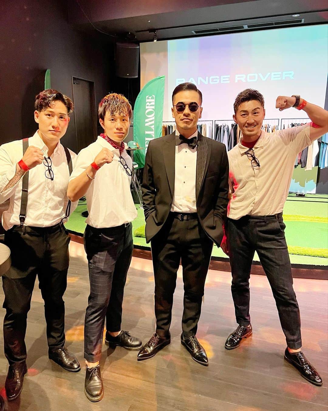 山崎秀晃のインスタグラム：「69の日㊗️ AKさんおめでとう御座います‼︎ 御招待ありがとうございました🙏 @ak69_official @ak69_staff」