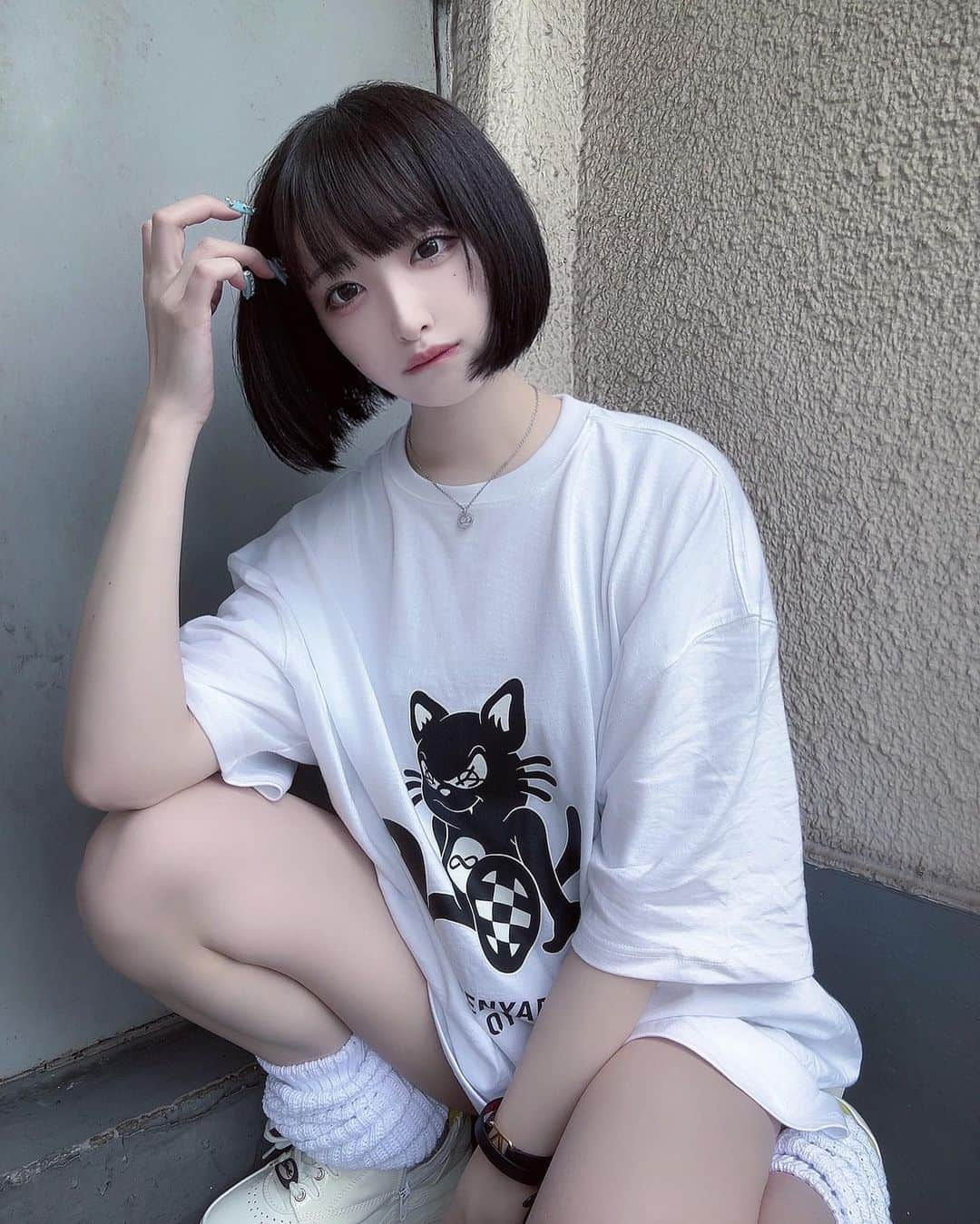 相笠萌さんのインスタグラム写真 - (相笠萌Instagram)「🐈‍⬛🤍」6月10日 21時26分 - aigasa_moe