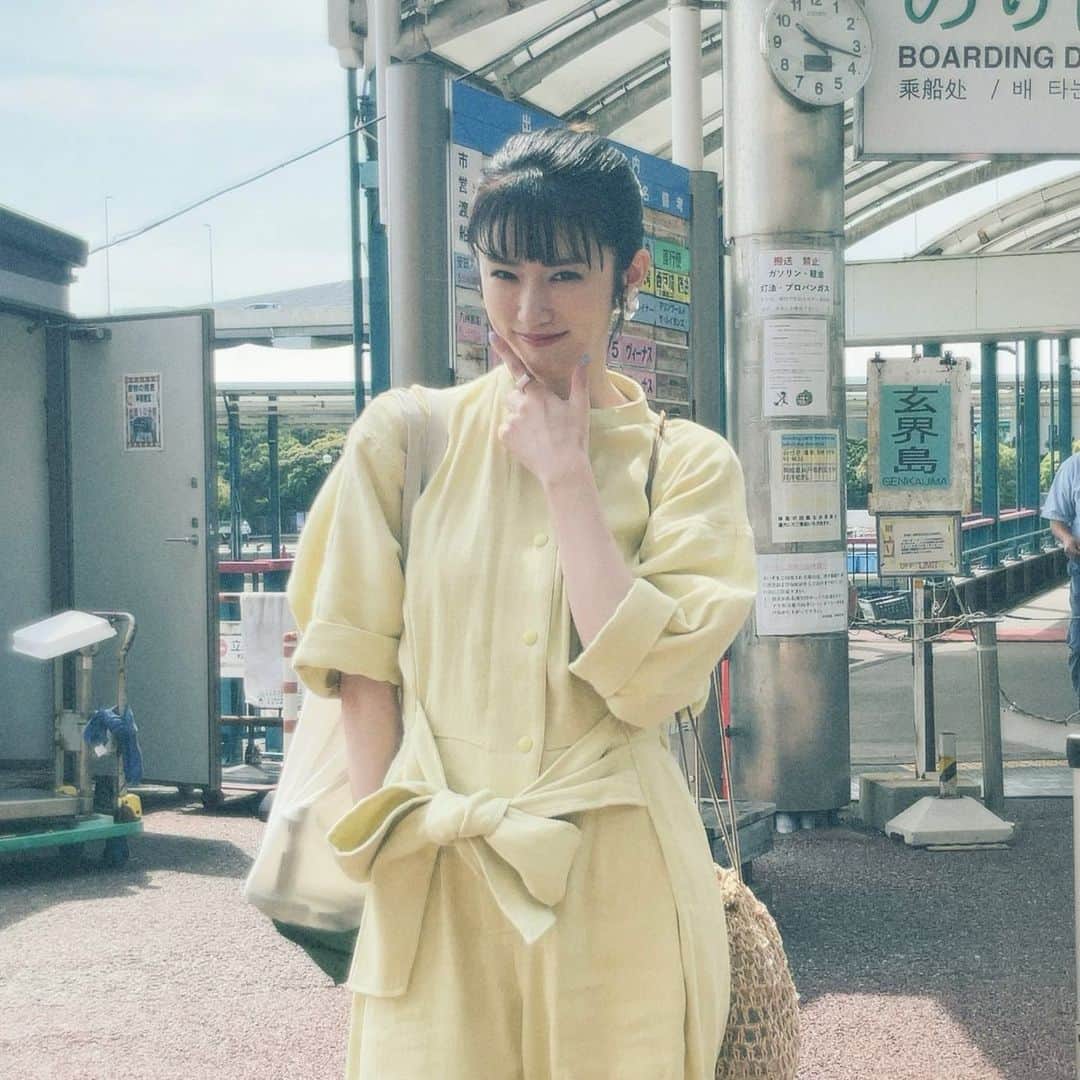 のインスタグラム：「💛 福岡県博多、長崎県壱岐島へ🏝️ 旅の様子をアメブロにアップしました📝 これから3回くらいにわけて書こうと思います🐳 ストーリーにリンク貼るので 見てもらえたら嬉しいナ〜〜☺️」