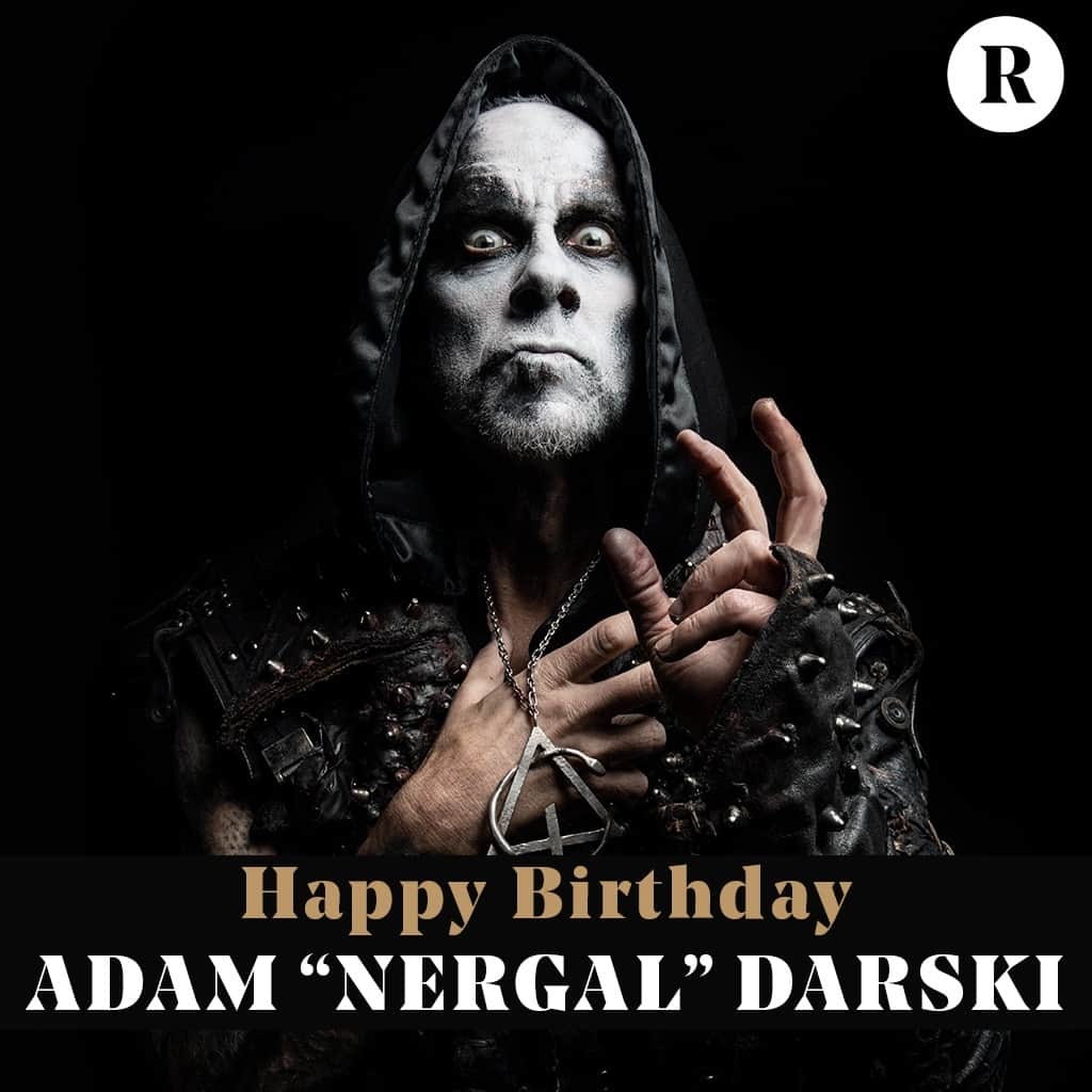 Revolverのインスタグラム：「⚡ Happy birthday, Adam "Nergal" Darski! ⁠ ⁠ 👁️ What’s the best time you’ve seen Behemoth live? 📷: @jimmyhubbard」