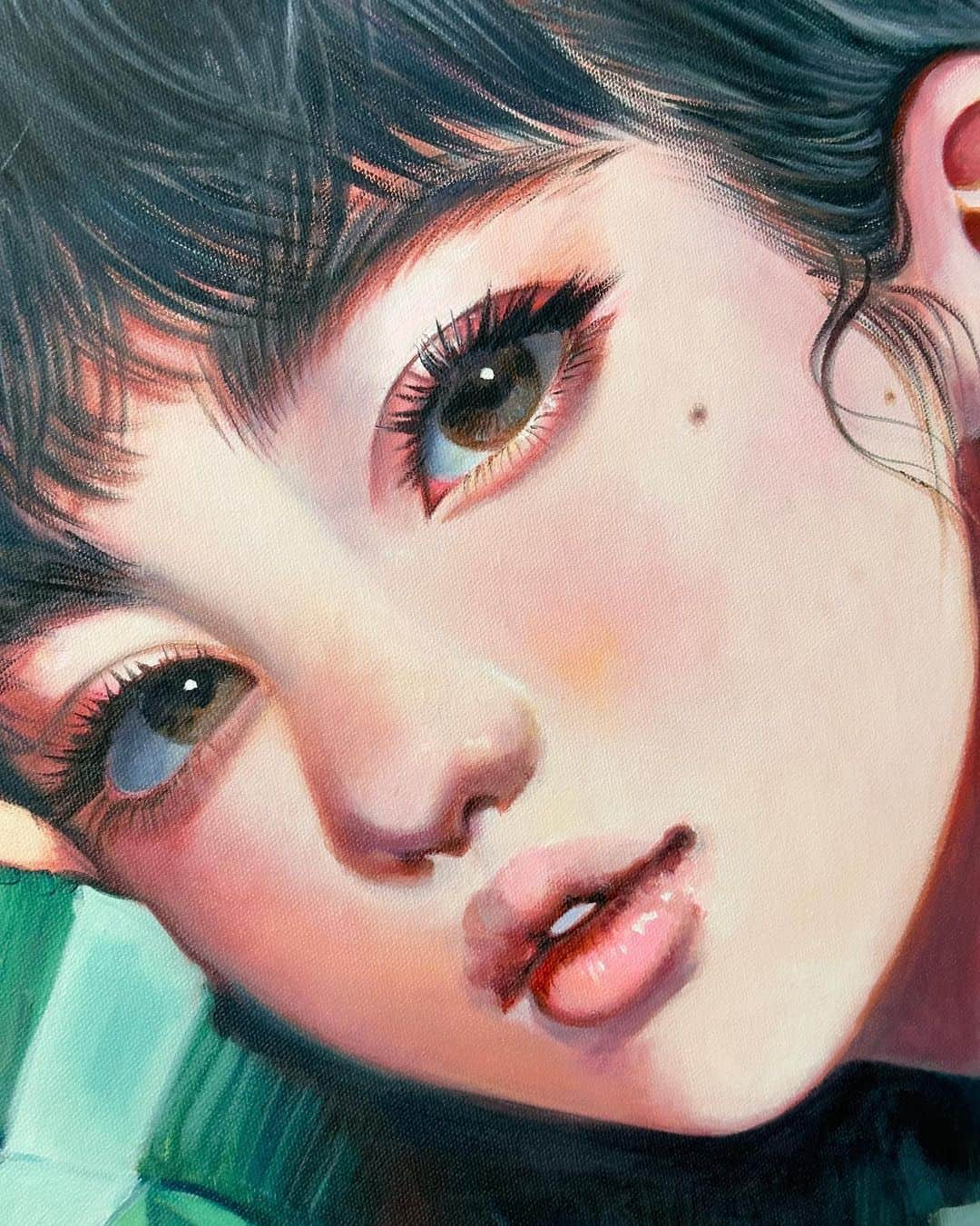 門小雷さんのインスタグラム写真 - (門小雷Instagram)「𝟭𝟬𝟬% 𝗧𝗛𝗨𝗡𝗗𝗘𝗥 (2023) Acrylic on Canvas 135 x 175 cm」6月10日 21時58分 - littlethunder