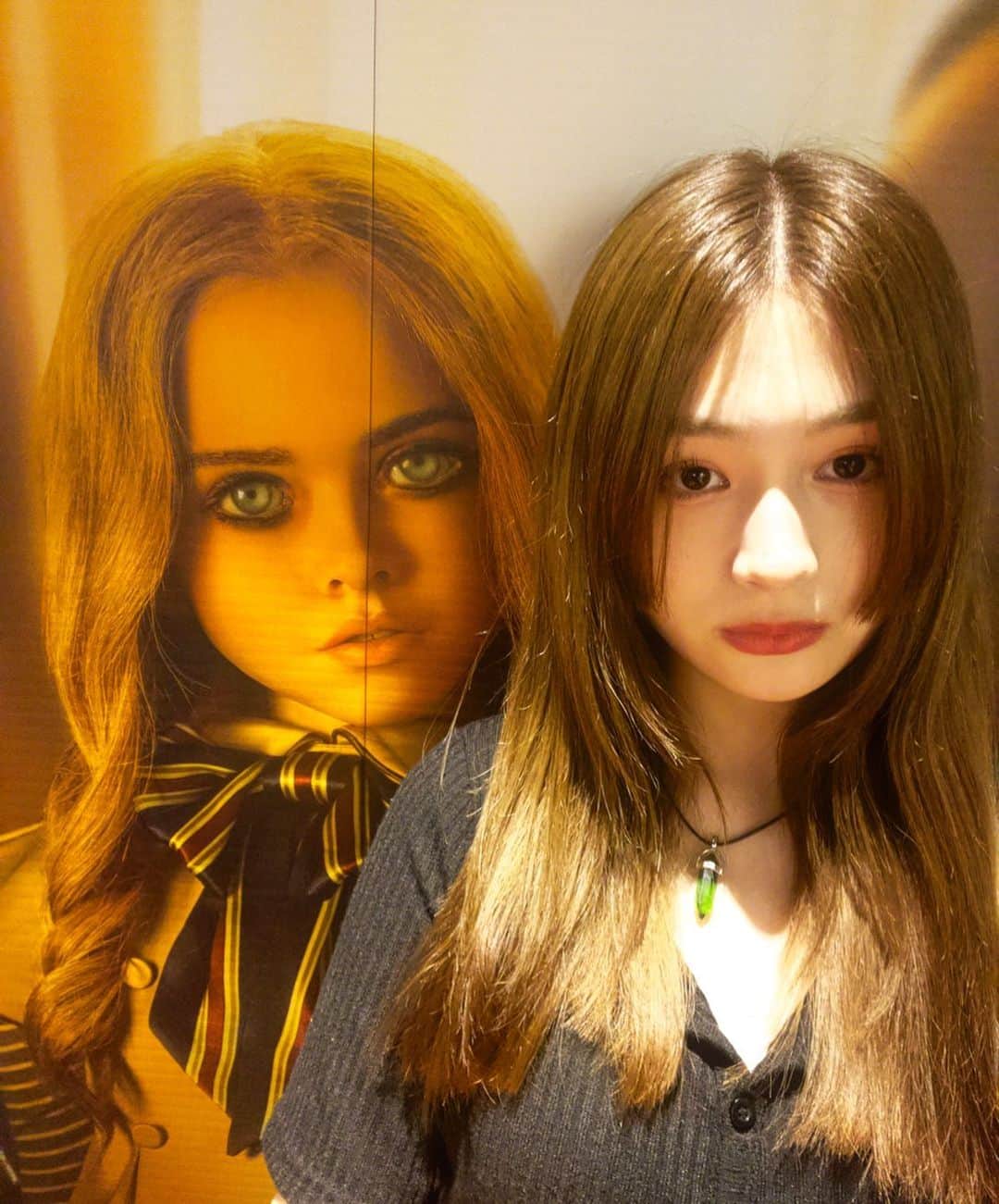 椎名亜美のインスタグラム：「念願のミーガン！ずっとずっと待ってたから見れて嬉しい🕺🩷」