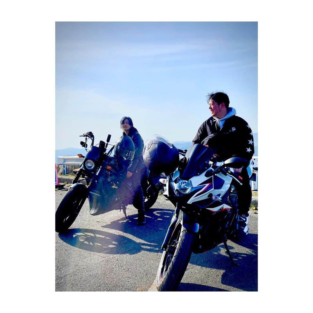 正田尚大のインスタグラム：「ゴールデンウィークにマブダチと伊吹山ツーリング🏍🦍  #rebel250  #レブル250」