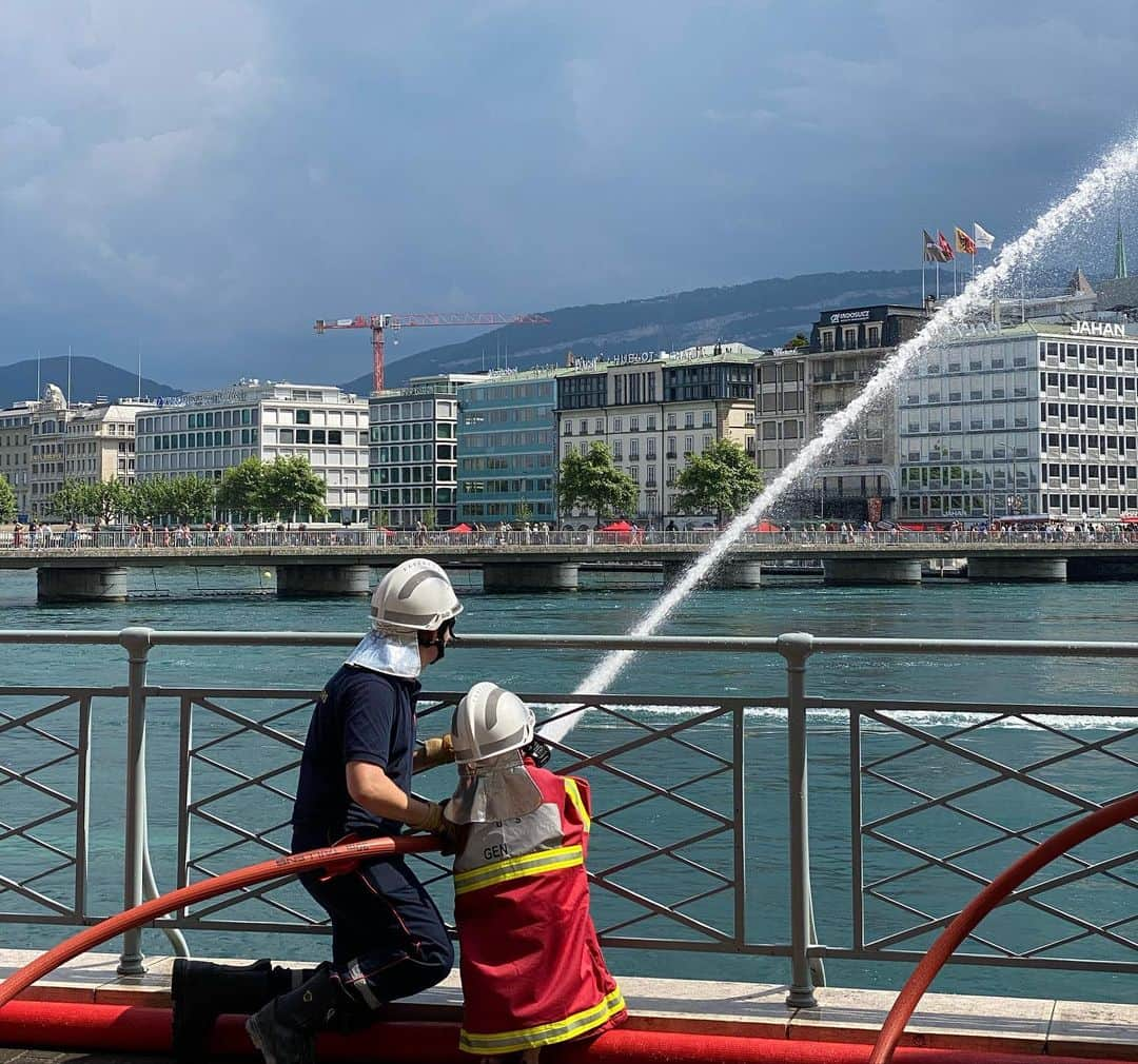 海老沼匡さんのインスタグラム写真 - (海老沼匡Instagram)「Switzerland🥋🇨🇭  #Judo #Geneva #Water spray #cheese fondue #Tissot⌚️ A little bit of France🇫🇷 2-5th June」6月10日 14時16分 - masashi_ebinuma