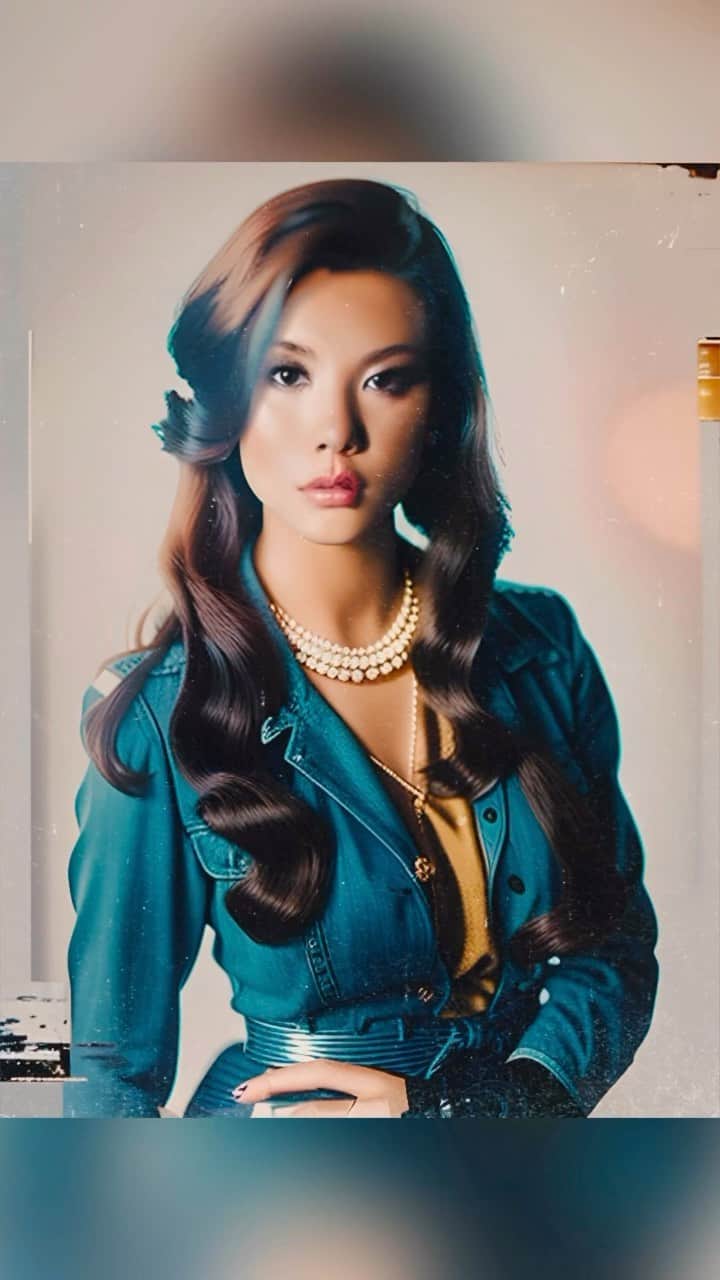 森理世のインスタグラム：「AI glamor edits 📷 Which is your fav?!」