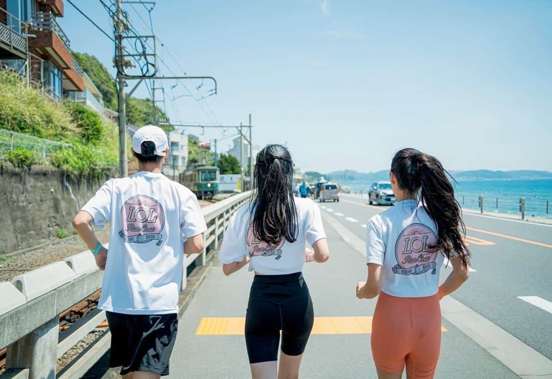 勝俣水稀のインスタグラム：「ㅤㅤㅤㅤㅤㅤㅤㅤㅤㅤㅤㅤㅤ ㅤㅤㅤㅤㅤㅤㅤㅤㅤㅤㅤㅤㅤ LOVE OUR LIVES♡ #lolruncrew ㅤㅤㅤㅤㅤㅤㅤㅤㅤㅤㅤㅤㅤ 📷 : @anemone109」