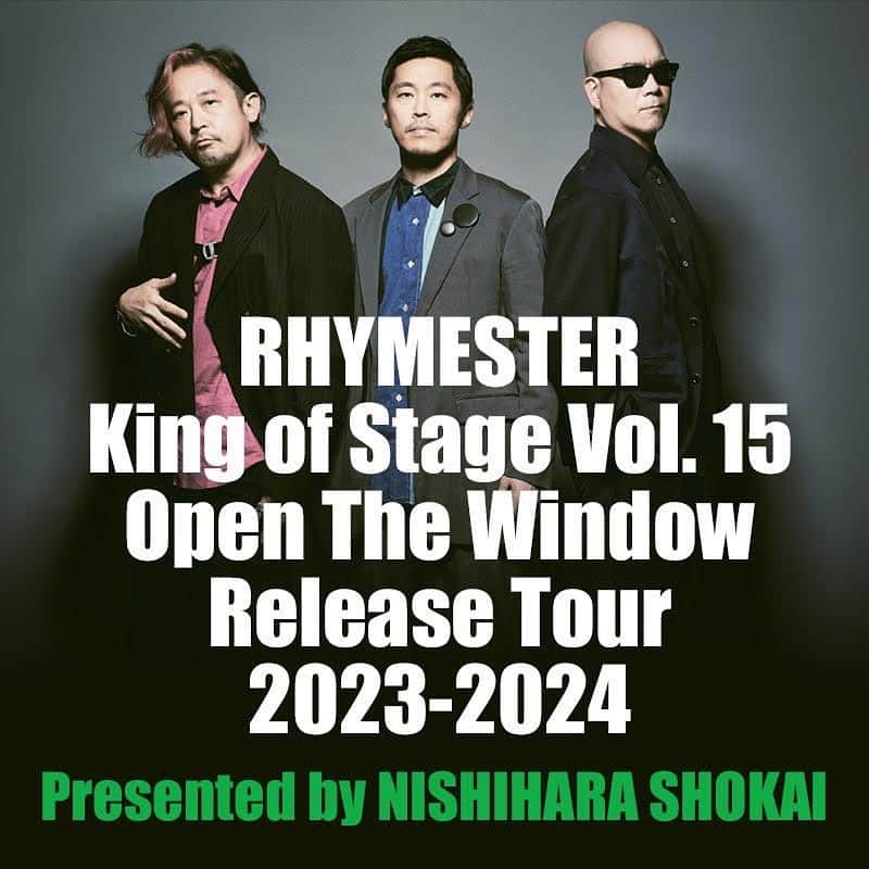 hy4_4yhさんのインスタグラム写真 - (hy4_4yhInstagram)「・ hy4_4yh(ハイパーヨーヨ)が 【RHYMESTER King of Stage Vol.15 】 Open The Window Release Tour 2023-2024 Presented by NISHIHARA SHOKAI  に参加させて頂きます‼️🙇‍♀️🙇‍♀️  川崎、鹿児島、新潟、沖縄、長野、仙台、日本武道館、 ご一緒させて頂きますのでよろしくお願いします‼️  チケットの抽選受付もはじまっておりますので 詳しくはツアー特設ページをご覧ください🤲✨  https://www.rhymester.jp/king-of-stage-vol15/  ------------------------------ 2023年 7月9日（日）川崎：CLUB CITTA'（公開ゲネプロ） Guest Artist: hy4_4yh  8月5日（土）福岡：DRUM LOGOS Guest Artist: guita_rei  8月13日（日）鹿児島：CAPARVO HALL Guest Artist: hy4_4yh  8月20日（日）新潟：GOLDEN PIGS RED STAGE Guest Artist: hy4_4yh  9月3日（日）金沢：AZ Guest Artist: Rei  9月16日（土）沖縄：桜坂セントラル Guest Artist: hy4_4yh  9月24日（日）高松：MONSTER Guest Artist: 調整中（決定次第ご案内いたします）  10月14日（土）名古屋：ReNY limited Guest Artist: Rei  10月28日（土）札幌：ペニーレーン24 Guest Artist: Rei  11月26日（日）長野：LIVE HOUSE ALECX Guest Artist: hy4_4yh  12月2日（土）大阪：GORILLA HALL OSAKA Guest Artist: Rei  12月3日（日）広島：CLUB QUATTRO Guest Artist: Rei  12月23日（土）仙台：CLUB JUNK BOX Guest Artist: hy4_4yh  2024年  1月14日（日）静岡：LiveHouse浜松窓枠 Guest Artist: Rei  2月16日（金）東京：日本武道館 Guest Artists: （五十音順・グループ名） 岡村靖幸、横山剣＆スモーキー・テツニ（CRAZY KEN BAND)、スチャダラパー、SOIL&"PIMP"SESSIONS、JQ(Nnulbarich)、hy4_4yh、Masta Simon(Mighty Crown)、Rei」6月10日 17時23分 - hy4_4yh