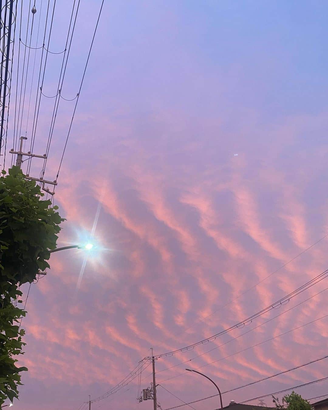 奥田恵梨華さんのインスタグラム写真 - (奥田恵梨華Instagram)「昨日見た夕焼けがすごかった。加工とかフィルターじゃなくて本当にこの色だった。 反対側の空は、水色とピンクのしましま。 こんなにオレンジの空初めて。いや、昔見たことあったかもしれないけど。 #夕焼け #空 #sunset」6月10日 23時01分 - erikaokuda_official