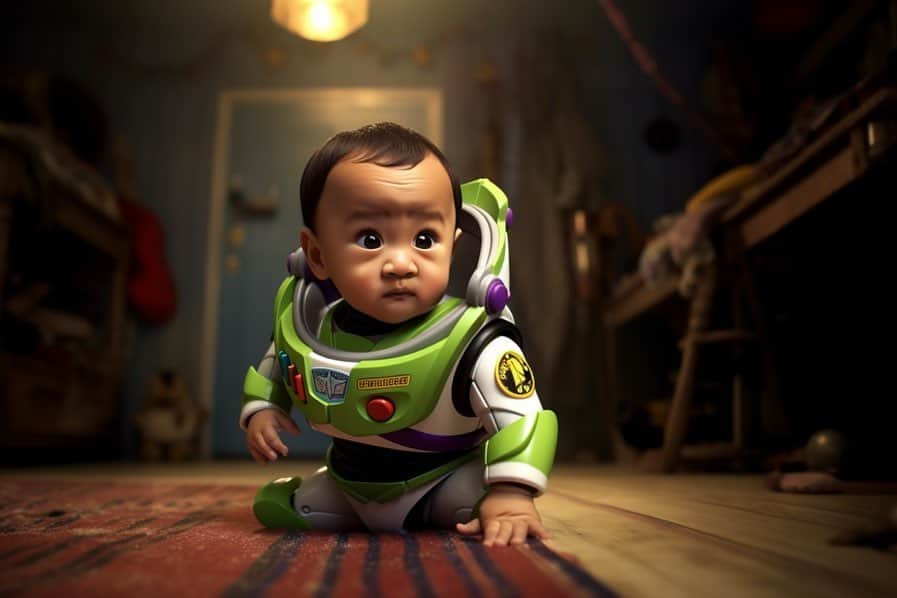 Raffi Ahmadさんのインスタグラム写真 - (Raffi AhmadInstagram)「Cipung As Buzz Lightyear ❤️ @onealz 🙏」6月10日 17時55分 - raffinagita1717