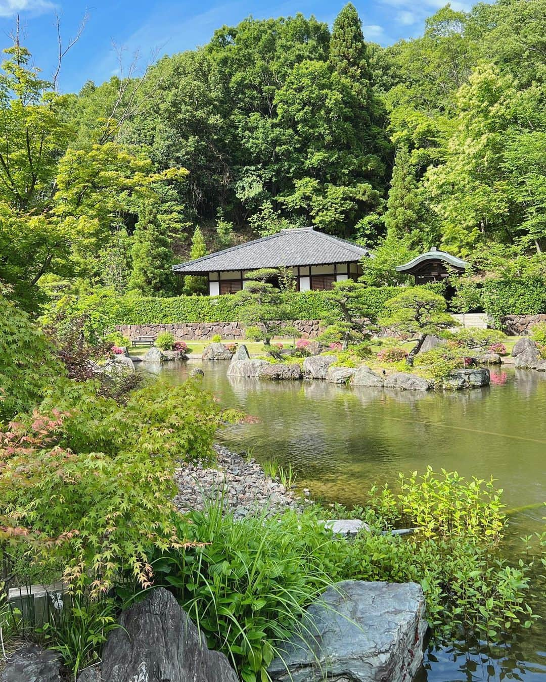 杉野希妃さんのインスタグラム写真 - (杉野希妃Instagram)「🪞 こちらのお寺の浴室は修行の場として作られたそうですが、完全に癒し目的で訪れたところ、メンテナンス中で入れず。遠からずここの檜風呂に入りたいと思います♨️」6月10日 17時49分 - kikisugino