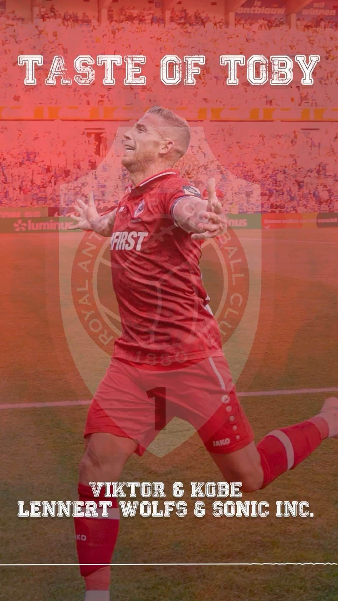 トビー・アルデルヴァイレルトのインスタグラム：「TASTE OF TOBY! Relive the crazy apotheosis of the Jupiler Pro League thanks to Toby Alderweireld’s incredible banger 🚀⚽️! Now available on Spotify 💚.」