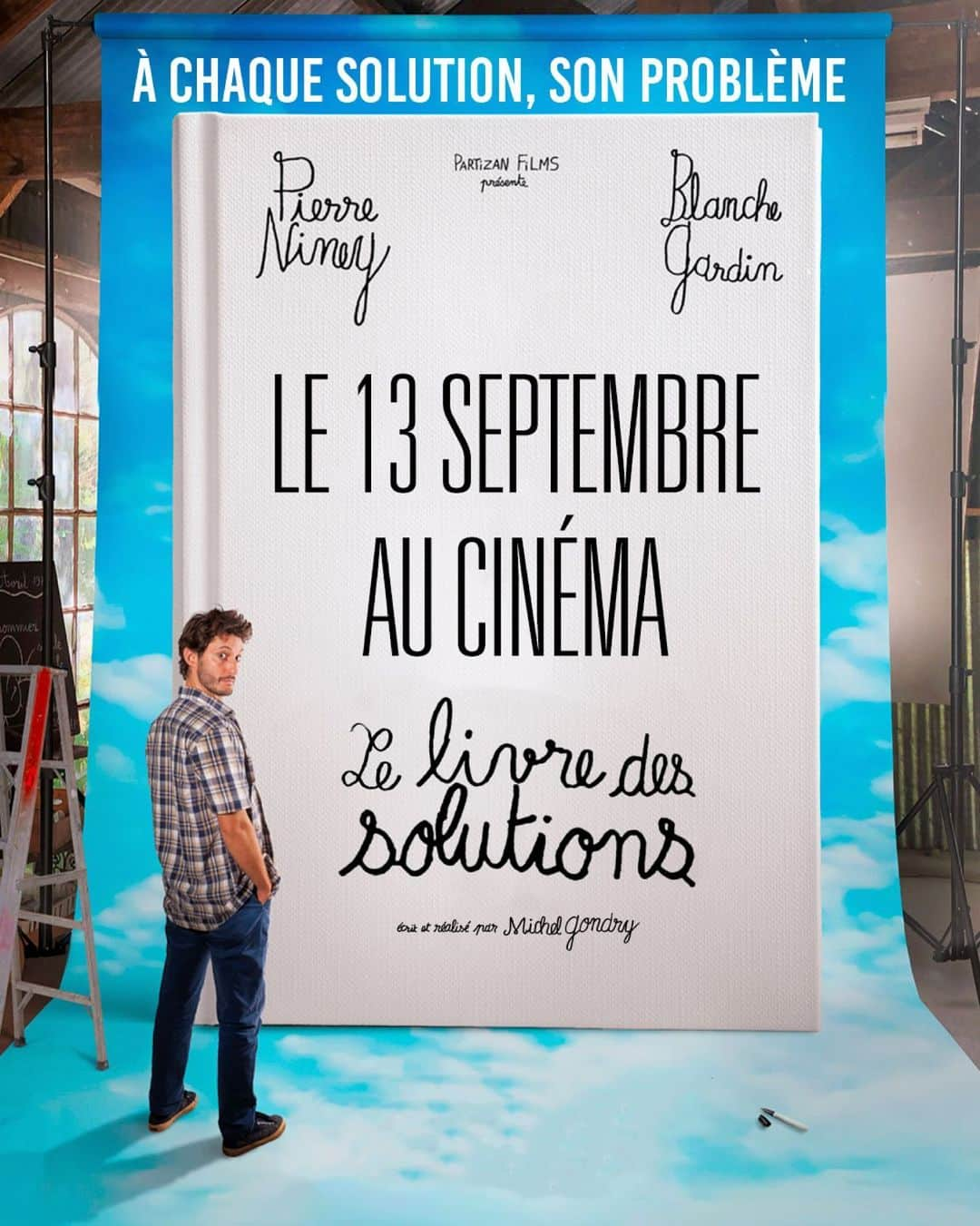 ピエール・ニネのインスタグラム：「Le nouveau film de @michelgondry sort le 13 septembre !!! Hâte que vous puissiez le voir.」