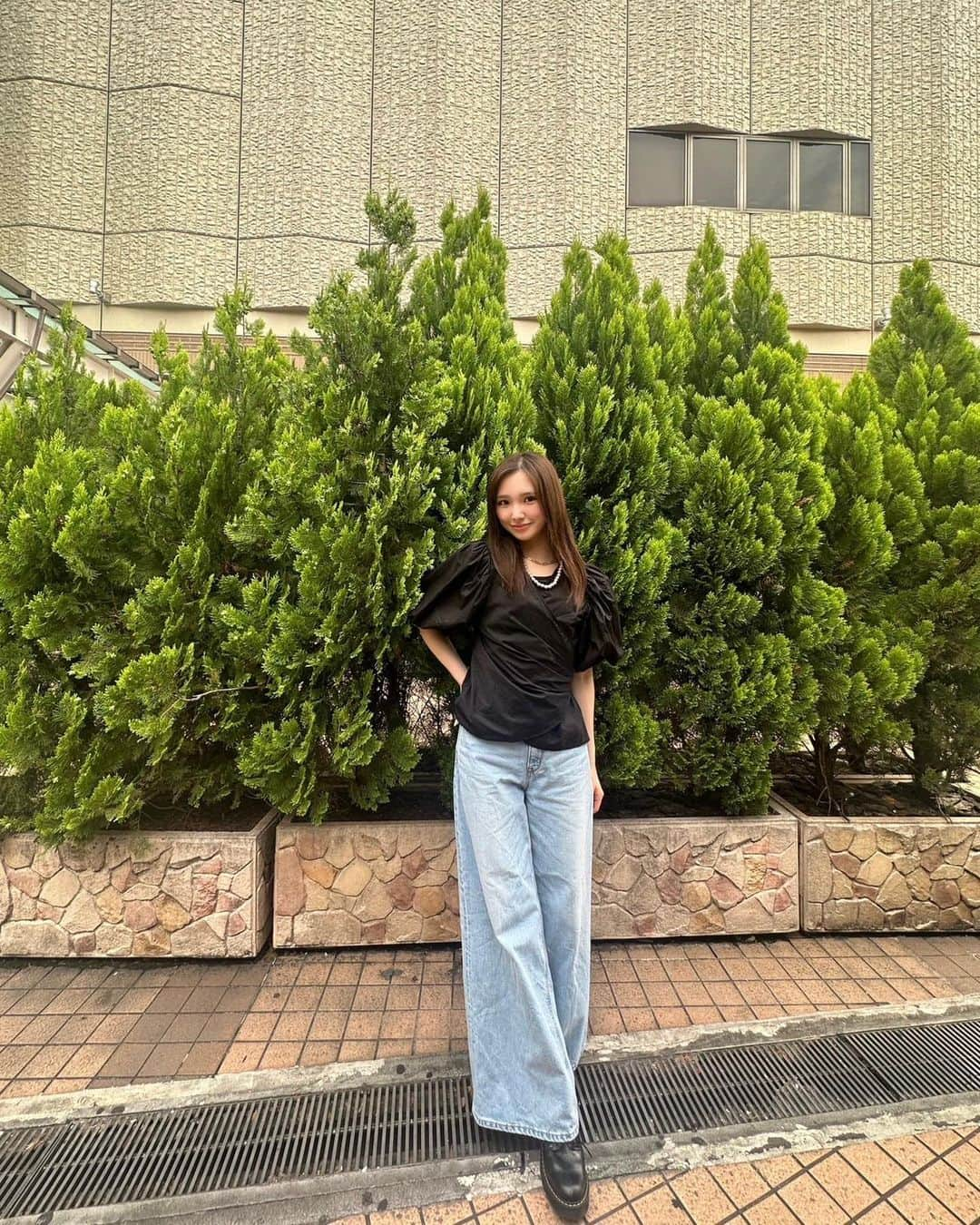 Girls²さんのインスタグラム写真 - (Girls²Instagram)「♡♡♡ 綺羅ですっ🍀*゜ ⁡ ここ最近のmy ootd♡♡ ⁡ どうですかっ！！🤧 ⁡ 今週天気ちょっと危ういけど、天気いいと気分最高だよね〜(^_-)-☆ ﾅﾂｽｷ ⁡ あと、最近ビジュ激やばばばいパフェと 出会っちゃった🥺💞 ⁡ 喫茶店の昔ながらの雰囲気大好きすぎるっ もっと喫茶巡りしてこっ☺️ ⁡ そして明日は！！ サイン会、撮影会in Shibuya〜 ⁡ 会えるの楽しみにしてますっ︎︎☺︎︎︎☺︎ ⁡ #Girls2 #ガールズガールズ #山口綺羅」6月10日 19時41分 - girls2_official