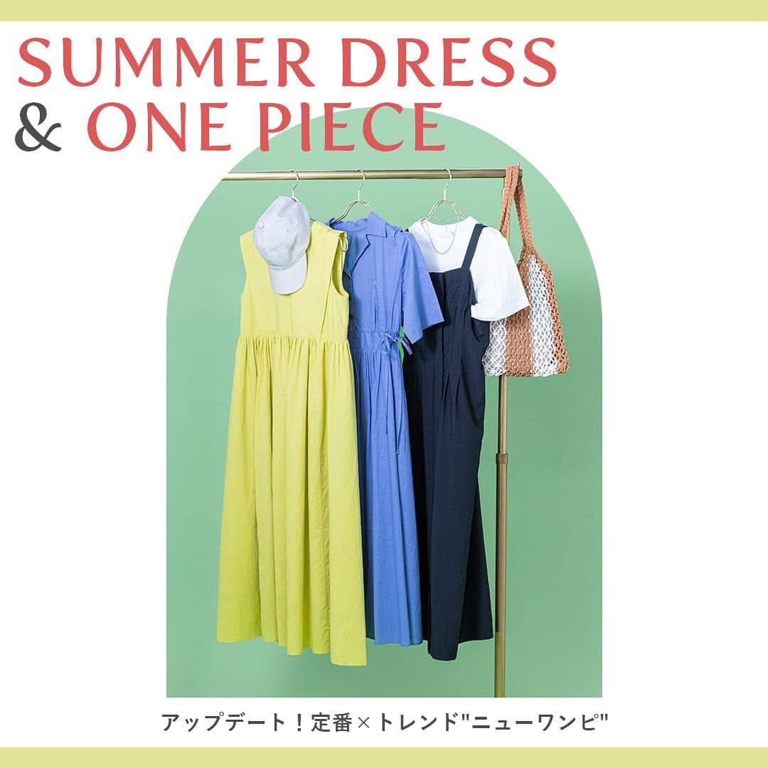 N.さんのインスタグラム写真 - (N.Instagram)「SUMMER DRESS & ONE PIECE アップデート！定番×トレンド"ニューワンピ"  旅行にピッタリなカラーが映えるワンピースや通勤やお出かけにピッタリのキレイめワンピースが揃いました✨ 好きな一枚が必ず見つかる♡  詳細は商品タグをチェック✔︎  ------------------ #nnaturalbeautybasic #code #coordinate #コーデ #コーディネート #夏コーデ #夏服コーデ  #ワンピース #ワンピースコーデ  #コットンワンピース #デザインワンピース#柄ワンピース #カジュアルコーデ #カラーワンピース #エヌナチュラルビューティーベーシック」6月10日 19時42分 - n._official