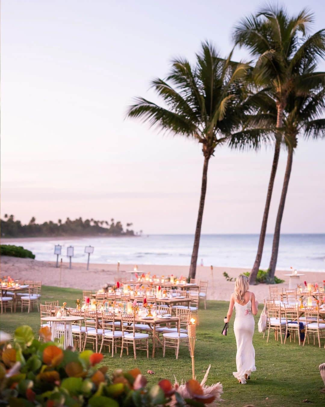 British Vogueさんのインスタグラム写真 - (British VogueInstagram)「Following their multi-night wedding celebrations in Puerto Rico, @LizzzyHammond and Miles Hammond marked their first morning as newlyweds with a dip in the ocean – still in their clothes from the night before. Click the link in bio for more on the beachside ceremony.  Photographed by @RoeyYohaiStudios.」6月10日 20時01分 - britishvogue