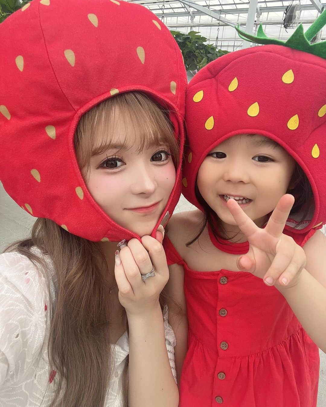 松田聖菜のインスタグラム：「にこいち🍓❤️」