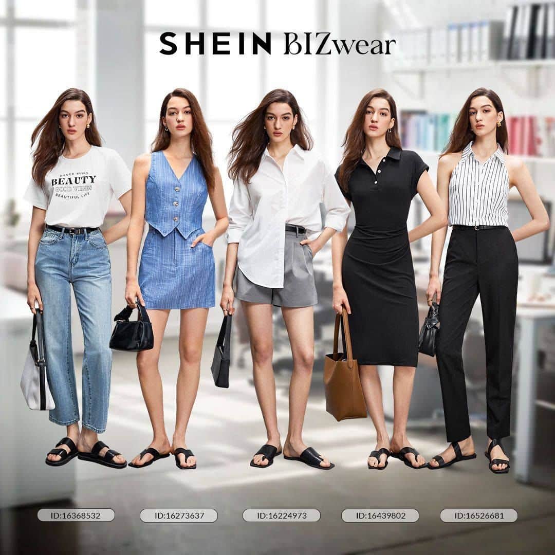SHEINさんのインスタグラム写真 - (SHEINInstagram)「Clock out from boring office clothes and give your workwear a raise with BIZwear business casual looks that are effortlessly bold 💼✨  🔎16526681 16439802 16368532 16273637 16224973  #SHEINBIZwear」6月10日 21時00分 - sheinofficial