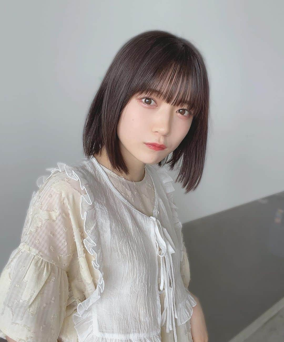 坂本真凛さんのインスタグラム写真 - (坂本真凛Instagram)「今日のお洋服かわいい！☁️ #merryjenny #付け襟 #idol」6月10日 21時01分 - marin_ske48