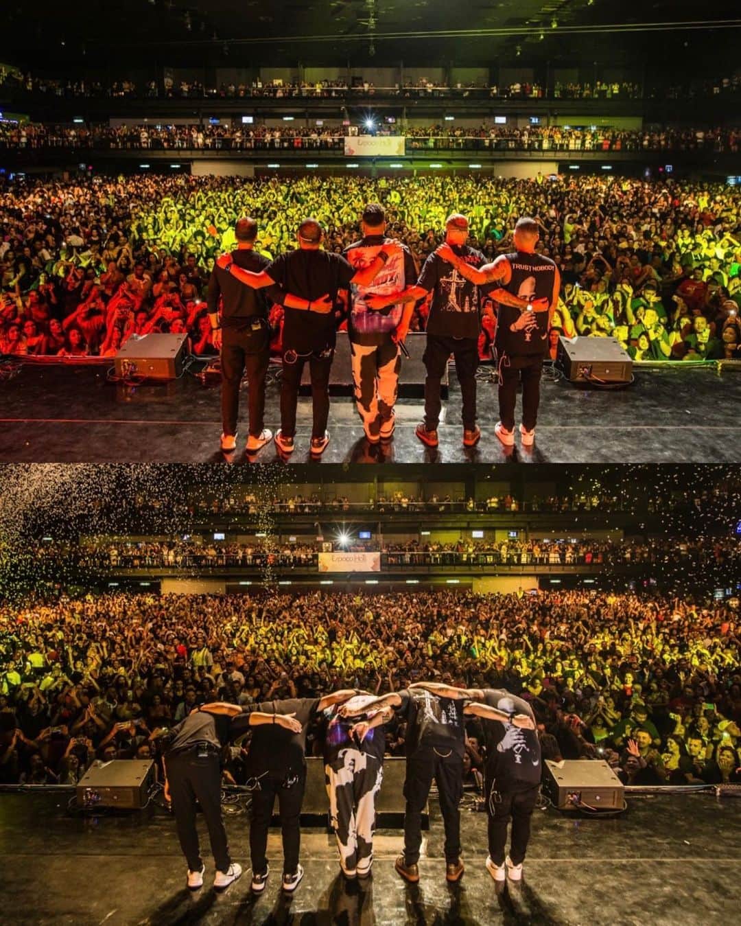 Sorriso Marotoのインスタグラム：「Casa lotada, ingressos esgotados e vocês nos entregaram uma noite perfeita, ontem no @espacohall! 🤩  Como sempre, vocês superaram nossas expectativas e nos emocionaram. Como é bom cantar em casa! ♥️  Daqui a pouco a gente sobe no palco pra mais uma noite esgotada dessa vez no @viamusichall, bora! ✌🏽🔥」