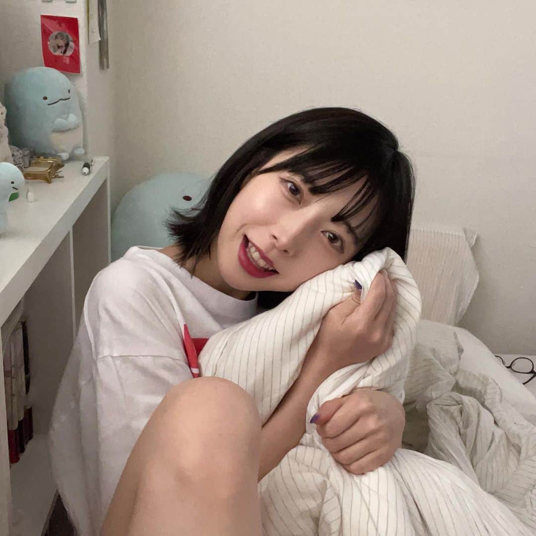 のインスタグラム：「なんかえがおだね」