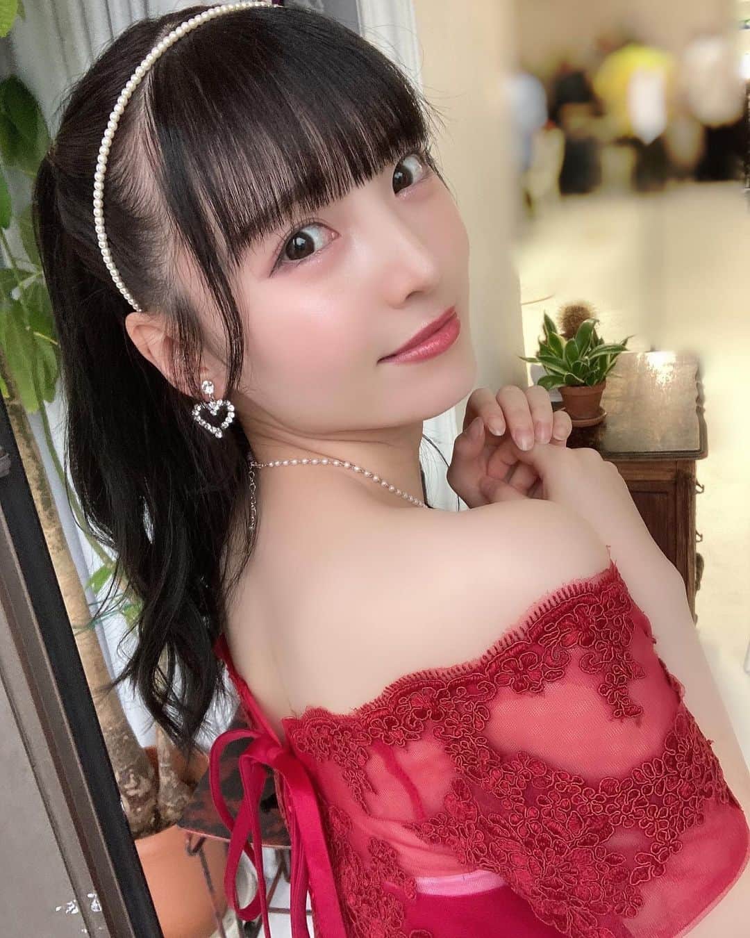 白石夢来のインスタグラム：「がぶってして🥀」