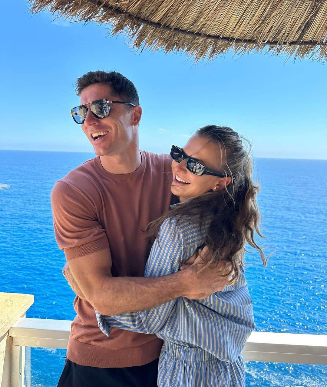 ロベルト・レヴァンドフスキのインスタグラム：「What a great day 😎💕」