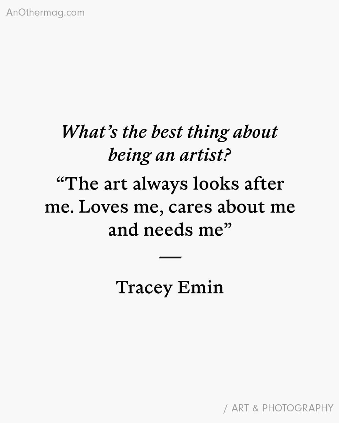 AnOther Magazineさんのインスタグラム写真 - (AnOther MagazineInstagram)「As her new exhibition opens in Rome, legendary British artist @traceyeminstudio comes face-to-face with our 50 Questions challenge 👀 ⁠ ⁠ At the link in bio, Emin talks to #LauraAllsop about her love of Margate, the loneliness of making art, and why she finally believes in love 📲⁠ ⁠ 📸 Tracey Emin, Self-portrait, Margate, 2023. Courtesy of Galleria Lorcan O'Neill」6月11日 1時25分 - anothermagazine
