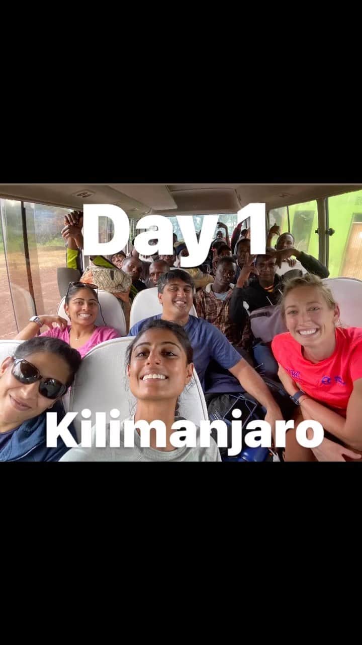 ブリージャ・ラーソンのインスタグラム：「⛰️ KILIMANJARO DAY 1 🌲   Londorossi Gate to Forest Camp Elevation (ft): 7,800ft to 9,500ft Distance: 6 km Hiking Time for our group: 5-6 hours Habitat: Rain Forest  Full board at Forest camp Know as {Big tree Camp}. We departed from Arusha/Moshi for Londorossi Gate, which takes about 4 hours, where we completed entry formalities. Then drive to the Lemosho trailhead (another hour to reach the trailhead). Upon arrival at trailhead, we ate lunch, and then hiked through the undisturbed forest which winds to the first camp site which is Forest camp Know as {Big tree Camp}.  I’ve never seen so much GREEN 🌎😍  I was SOOOOOO HAPPY AND EXCITED the entire first day! THANK YOU @kilimanjaro_nature_tours FOR AN UNFORGETTABLE EXPERIENCE!   If anyone is interested in crossing Mt Kilimanjaro off your bucket list contact Baraka from @kilimanjaro_nature_tours he creates a safe, comfortable, and memorable experience!   #kilimanjaro #bucketlist #tanzania #africa #rainforest #babubaraka」