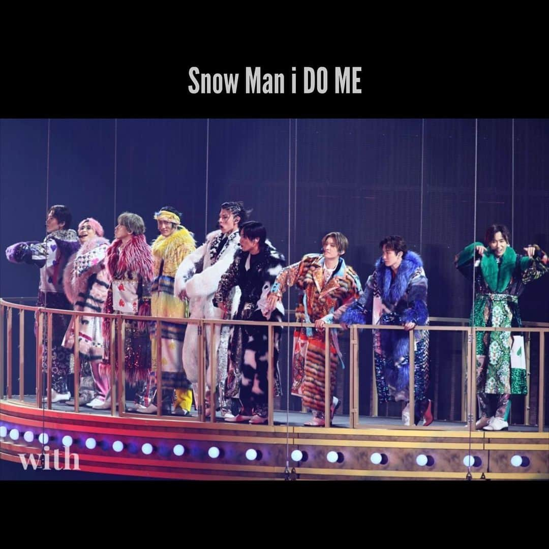 withのインスタグラム：「自身初の4大ドームツアー「Snow Man 1st DOME tour 2023  i DO ME」を開催中のSnow Manが、東京ドームに降臨🎉🎊！  歌やダンスはもちろん、Snow Manならではの魅せ方が光るパーフェクトなエンターテイメント空間に仕上がった東京ドーム公演をwith onlineでレポート！  📍楽曲名記載なし 📍MCほぼ全文 📍メンバー挨拶ほぼ全文 の大ボリュームでお届けしています。  記事はこちらをチェック！ ⛄️▶︎ https://withonline.jp/people/ent-encounter/ZLnla  デビュー発表の地に華々しく凱旋を遂げた9人の姿、ぜひご覧ください。  #SnowMan #岩本照 #hikaruiwamoto  #深澤辰哉 #tatsuyafukazawa  #ラウール #raul  #渡辺翔太　#shotawatanabe  #向井康二　#kojimukai  #阿部亮平  #ryoheiabe  #目黒蓮　#renmeguro  #宮舘涼太　#ryotamiyadate  #佐久間大介 #daisukesakuma  #snowman1stdometour2023idome」