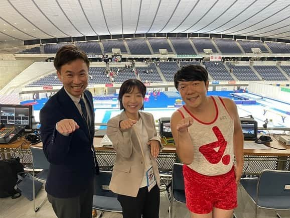 寺本明日香さんのインスタグラム写真 - (寺本明日香Instagram)「🤸‍♂️全日本体操種目別選手権大会  スポーツブルにて 全日本種目別の様子を配信しました！ メンバーはいつものメンバーということで 横田アナとオラキオさん🤗  初めての全日本の舞台で経験になっている選手もいれば 自分の得意種目を存分にアピールする選手、 日本代表がかかった大事な試合になった選手もいて 全日本種目別はいつも独特の雰囲気がありますね！  今回も素晴らしい大会でした👏 出場した選手お疲れ様でした！」6月11日 17時04分 - teramoto_asuka