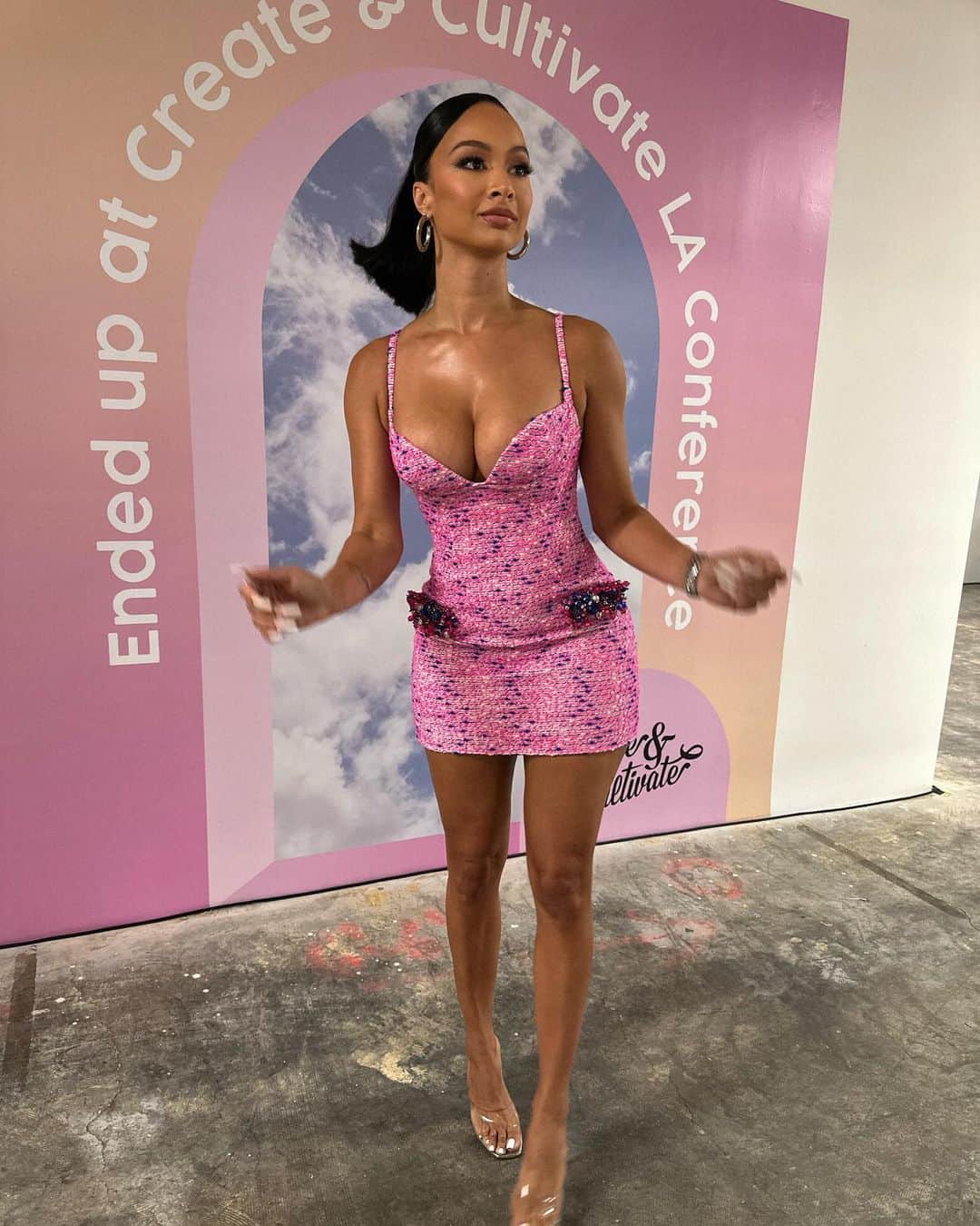 Draya Micheleのインスタグラム：「Inspired by others while inspiring others 💕💕💕💕 thanks for having me @createcultivate」
