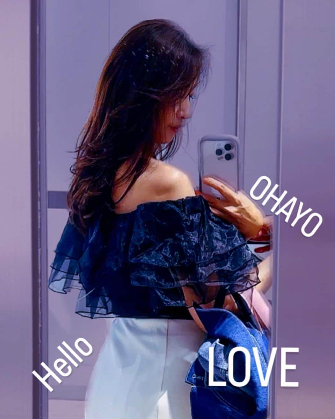 のインスタグラム：「コピー機能使ってみたくて😆  遊んでみた😆  ずれるね🤔😅  #小早川怜子 #reikokobayakawa」