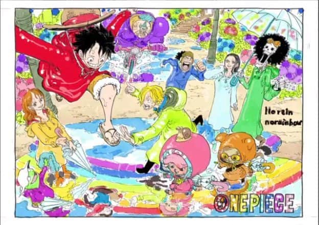 のインスタグラム：「明日6/12(月)発売の「#週刊少年ジャンプ」28号は『ONE PIECE』が巻頭カラー！  今回も制作過程動画が、尾田っちから届きました！  完成版は明日発売の「週刊少年ジャンプ」をチェックしてね！  ※こちらの動画ですが、尾田っちはデジタルでラフと色決めをしており、実際のカラー原稿はデジタルではなく、連載開始以来ずっと紙とペンのみのアナログ作画で制作されています！  #ONEPIECE #ワンピース #漫画 #manga #尾田栄一郎 #eiichirooda #イラスト #illustration #カラー #color #comics」