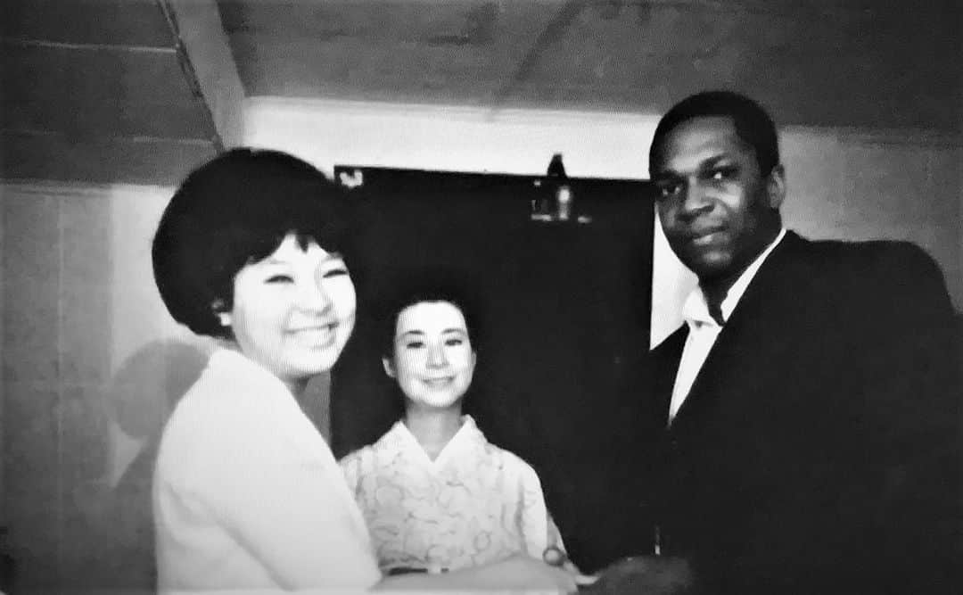 ティファニー・キャデラックのインスタグラム：「Mieko Hirota, her mother and John Coltrane Newport Jazz Festival 1965」