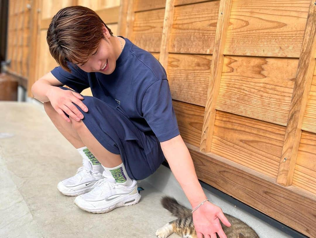 松岡卓弥さんのインスタグラム写真 - (松岡卓弥Instagram)「🐈猫と卓弥🧑 かわいい😍  #猫#cat#可愛い#癒し#cute#にゃあ#ニャー#きゃわ」6月11日 13時17分 - takuya_matsuri