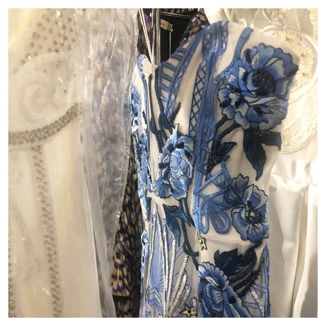 NOVARESE Dress Officialのインスタグラム：「⁡ Temperley for NovareseのカプセルコレクションからのドレスHeleni スパンコール刺繍の瞬きや星のモチーフが楽しいブルーの刺繍が美しいデザインです ⁡ お問い合わせ、試着予約はお近くのノバレーゼまで ⁡ Dress: Heleni (Temperley for Novarese) @temperleybridal @alicetemperley @novaresewedding  ⁡ #ノバレーゼウエディング #ノバレーゼ #ノバレーゼドレス #プレ花嫁 #東京花嫁 #関西花嫁 #名古屋花嫁 #広島花嫁 #福岡花嫁 #ウエディングドレス #ノバレーゼ花嫁 #novaresewedding #novarese #novareseexclusive #temperleylondon」